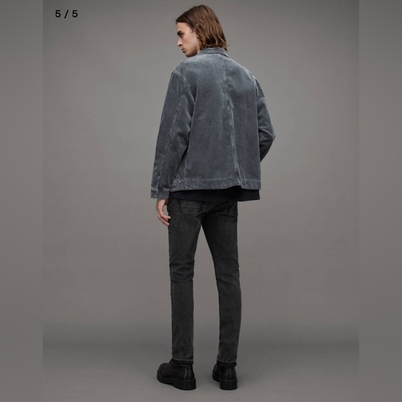 ALL SAINTS CIGARETTE SKINNY JEANS SIZE 30 GRAY - Picture 5 of 13